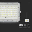 Proiector led cu incarcare solara 15 W, 1200 lm, 6400K, IP65, Aluminiu, Alb