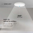 Plafoniera led, Lumina neutra 4000K, 18W, 1800 lm, IP44, diametru 225 mm