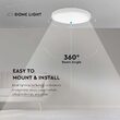 Plafoniera led, Lumina neutra 4000K, 24W, 2400 lm, IP44, diametru 295 mm