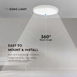 Plafoniera led, Lumina neutra 4000K, 30W, 3000 lm, IP44, diametru 420 mm
