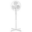 Ventilator cu picior, 3 viteze, Alb, 40 W, Miscare de oscilatie, Inaltime 120 cm, 600 x 600 x 1200 mm