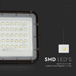 Proiector led cu incarcare solara 6W, 400 lm, 4000K, IP65, Aluminiu