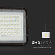 Proiector led cu incarcare solara 10 W, 800 lm, 4000K, IP65, Aluminiu