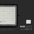 Proiector led cu incarcare solara 15 W, 1200 lm, 6400K, IP65, Aluminiu