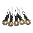 Ghirlanda solara 10 led, 5W, lungime 12m, 3000K
