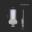 Corp iluminat stradal slim led, 100W, 13500 lm, 4000K,  cip Samsung, corp Aluminiu, 534.8 x 260 x 64 mm, IP65