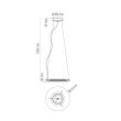 Pendul Concept-35, putere 35 W, Led, diametru 460 mm, 4000 k, 1500 lm, aluminiu