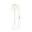 Lampa Pendul suspendat Edison Chrome, max. 60 W