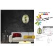 Pendul Laser Chrome-2, max. 60 W, sticla, diametru 220 mm, efect 3D
