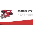 Slefuitor, Raider RD-SA19, 350W, viteza variabila,115х230mm