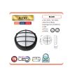 Aplica cu led Altay 12W, 670lm, lumina neutra 4000K, neagra, corp aluminiu