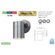 Aplica de exterior Manolya-1, Inox, IP44, GU10, max 35W