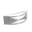 Aplica de exterior Mango-3, Inox, IP44, E27, max 75W