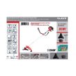 Motocoasa pe benzina, Raider, RD-GBC08, 1.54CP/1.15kW, fir-440mm/ lama-255mm