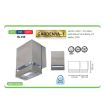 Aplica de exterior Gardenya-1, Inox, IP44, GU10, putere 35 W
