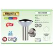 Aplica de exterior Bambu-2, Inox, IP44, Led, max 9W, 684lm, lumina neutral 4000K