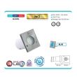 Aplica incastrabila de exterior Inci HL 941L, otel inoxidabil, IP67, 1.2W, 75 lm, Led, lumina albastra