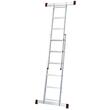 Schela mobila din aluminiu, capacitate max 150 kg, Inaltime de lucru 3.8 m