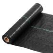 Geotextil de inalta densitate 90 g/m², contra buruienilor, 0.4 x 15.2 m, Negru