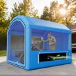 Cabina de vopsit gonflabila, 3 x 2.6 x 2.6 m, 1 x suflanta 550 W, Impermeabila, PVC