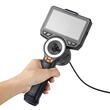 Camera endoscop cu ecran articulat 360°, Zoom 8X, ecran IPS HD de 4.5", lentilă ultra subțire 3.9 mm, IP67, cablu 1.5 m