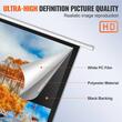 Ecran de proiectie motorizat 100 inch, 4K Ultra HD, 16:9, Material anti-lumina, Telecomanda