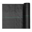 Geotextil de inalta densitate 90 g/m², contra buruienilor, 0.4 x 15.2 m, Negru
