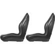 Set 2 x Scaune universal pentru Tractor/Stivuitor, material Otel/Vinil/Burete, 47.8x58.7x52.3 cm