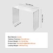 Masuta de cafea, Acril, 964x381x740 mm, Grosime 15 mm, Transparent