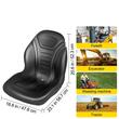 Set 2 x Scaune universal pentru Tractor/Stivuitor, material Otel/Vinil/Burete, 47.8x58.7x52.3 cm