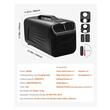 Aer conditionat portabil, 4000 BTU, 400 W, 220 V AC, Debit aer 150 m³/h, Telecomanda, Pentru rulote, corturi, terase