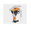 Mai compactor 6.5 CP, viteza 15 m/min, Forta de impact Forta de impact 1362 kg/m², Motor benzina 4 timpi
