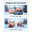 Incalzitor stationar, Sirocou diesel, 8 kW, alimentare 12-24V DC, Telecomanda, consum max 0.37 l/h, afisaj digital temperature, Rezervor 10l