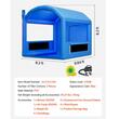 Cabina de vopsit gonflabila, 3 x 2.6 x 2.6 m, 1 x suflanta 550 W, Impermeabila, PVC