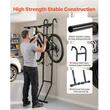 Suport de perete pentru 2 x biciclete, Vertical, Negru, Otel, fara gaurire perete, max 45 kg