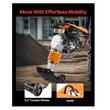 Mai compactor 6.5 CP, viteza 15 m/min, Forta de impact Forta de impact 1362 kg/m², Motor benzina 4 timpi