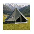 Cort iurta 4 sezoane Glamping, Diametru 5 m, pana la 7 persoane, Orificiu cos soba, panza respirabila