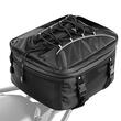 Geanta spate motocicleta, Capacitate 23-34 l, Dimensiuni extinse 390 x 310 x 295 mm, negru