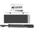 Ecran de proiectie cu trepied, 60 inch, 16:9 4K 1080 HD, unghi larg 160°, Interior/Exterior, geanta transport, Portabil