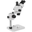 Microscop stereo trinocular pivotant, Profesional, Zoom 3.5-90x, rotativ la 360 de grade, inclinat la 45 de grade