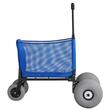 Carucior pentru nisip cu roti mari gonflabile, Pliabil, Capacitate 75 kg, Pompa, inaltime reglabila 845-1140 mm