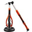 Slefuitor pentru pereti, tavane, plafoane si rigips cu brat telescopic 850 W, 800-1700 rpm, Led, maner pliabil si extensibil, 15 x discuri