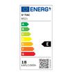 Pendul led 18W, Lumina calda 3000K, dimensiune 700 x 250 mm, Auriu