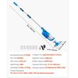 Aspirator portabil cu acumulator pentru piscine/jacuzzi, 3 tije de extensie 142 cm, 100 l/min, Baterie 4.5 Ah