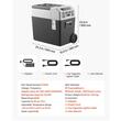 Cutie frigorifica profesionala cu compresor, Troller, Capacitate 50 l, Alimentare 12V/24V DC 100-240V AC, -22℃ până la 10℃