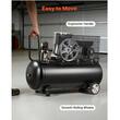 Compresor de aer cu transmisie prin curea, Portabil, 3 kW, 226 l/min, 6.2 Bar, presiune max 10 Bar, Rezervor 100 l
