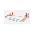 Suport de perete pentru 4 anvelope R14-R20 inch, Reglabil in latime 787-1440 mm, max 181 kg