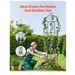 Set 4 suporturi pentru plante agatatoare, 51 x 220 cm, Otel, Diametru teava 10 mm