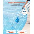 Aspirator portabil cu acumulator pentru piscine/jacuzzi, 3 tije de extensie 142 cm, 100 l/min, Baterie 4.5 Ah