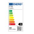 Lampa de podea 10W, lumina naturala 4000K, 850 lm, Inox/sticla, IP67
